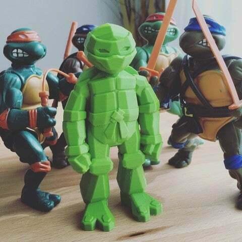 Low Poly Teenage Mutant Ninja Turtle TMNT 3d model