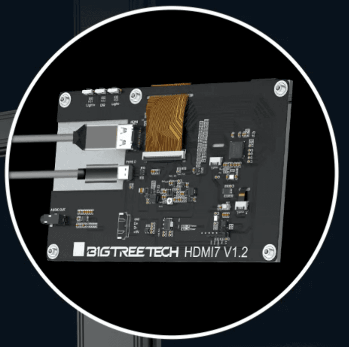 BTT HDMI 7 V1.2 Mounting Frame 3d model