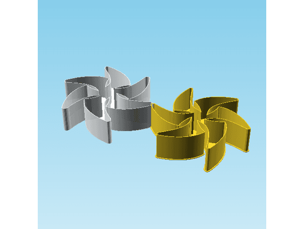 Shuriken 0041, nestable box (v2) 3d model