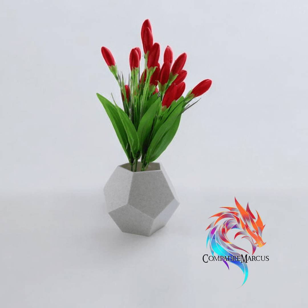 Planter dice polyhedron 3d model