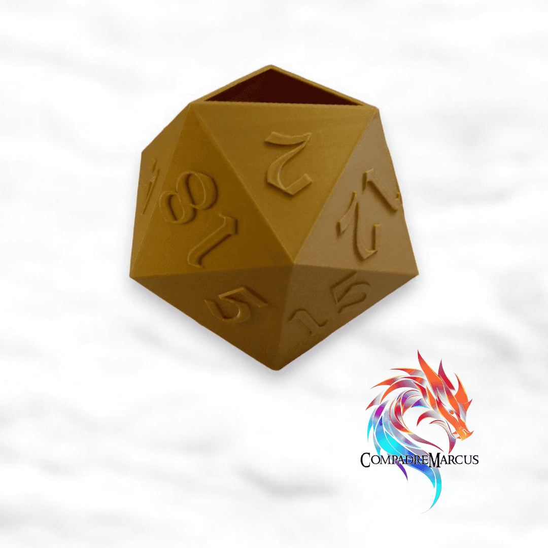 Planter dice polyhedron 3d model