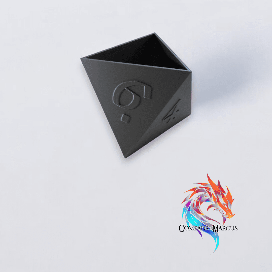 Planter dice polyhedron 3d model