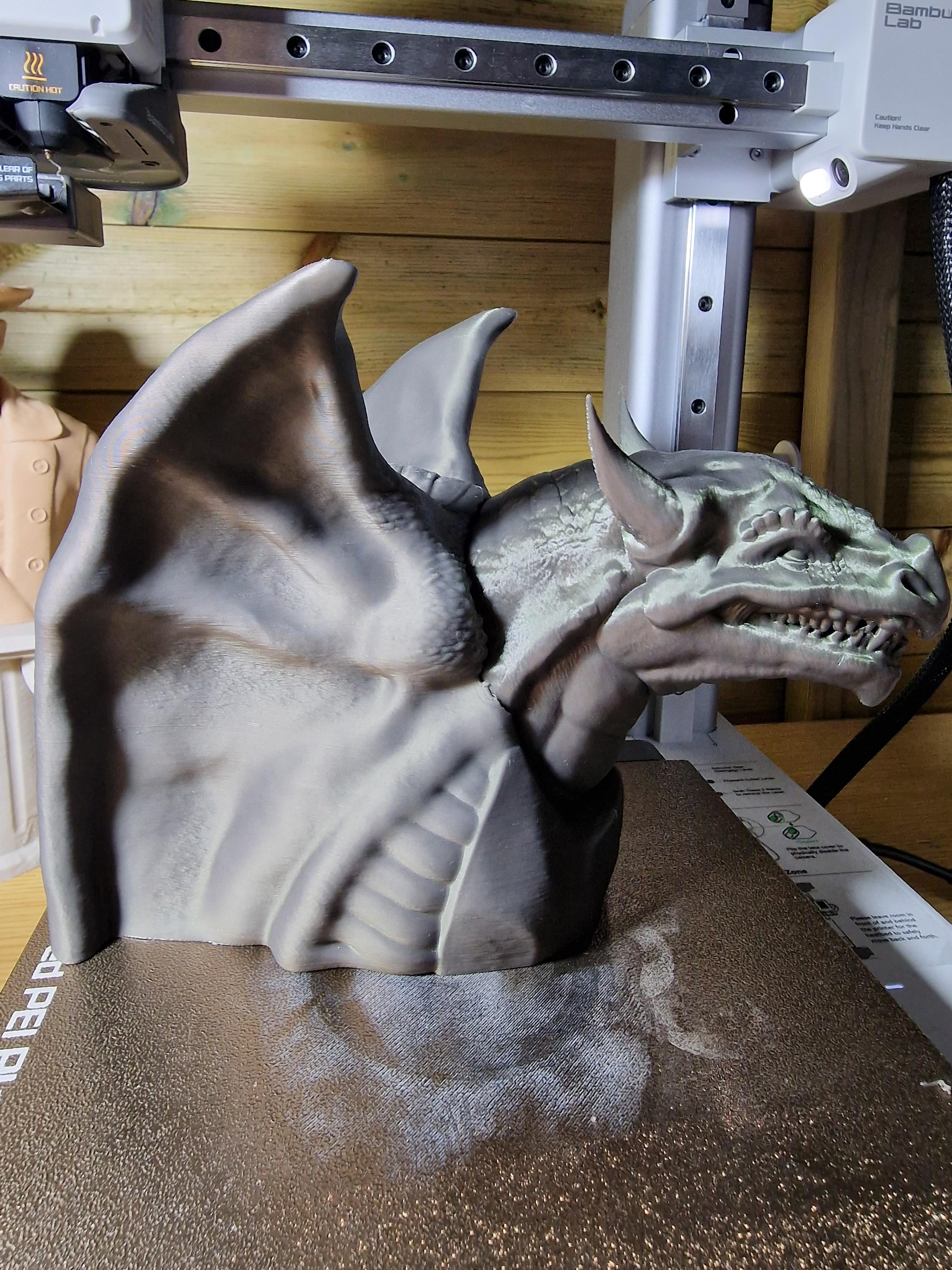 Dragon Bust - Snarl 3d model