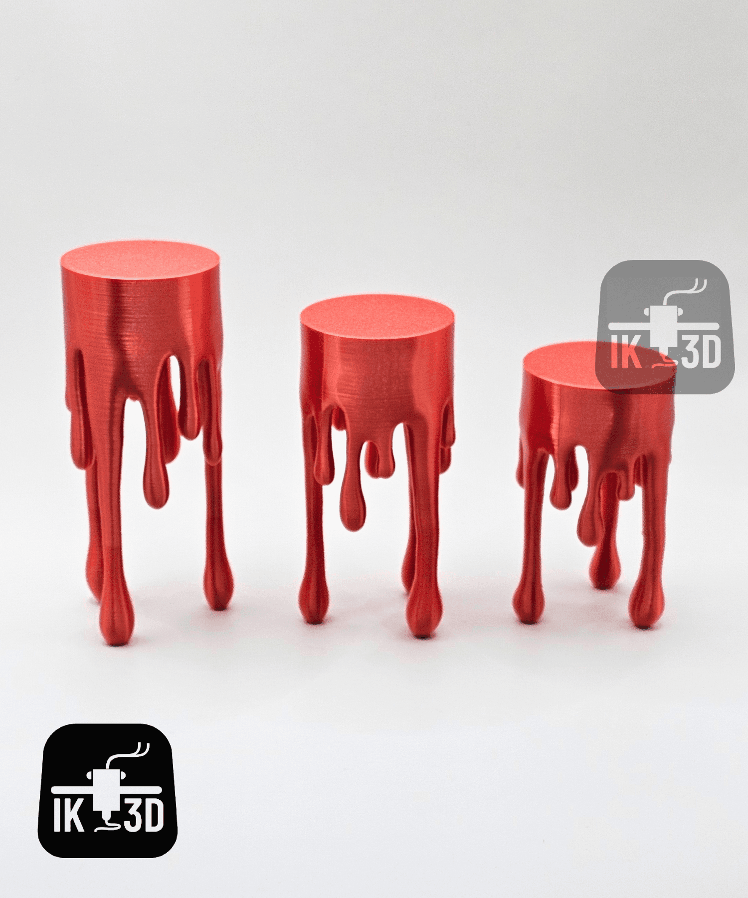 Dripping Liquid Stands / No Supports 3d model