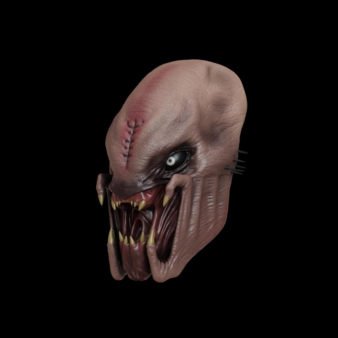 Feral Predator Prey Mask 3D Print File STL 3d model