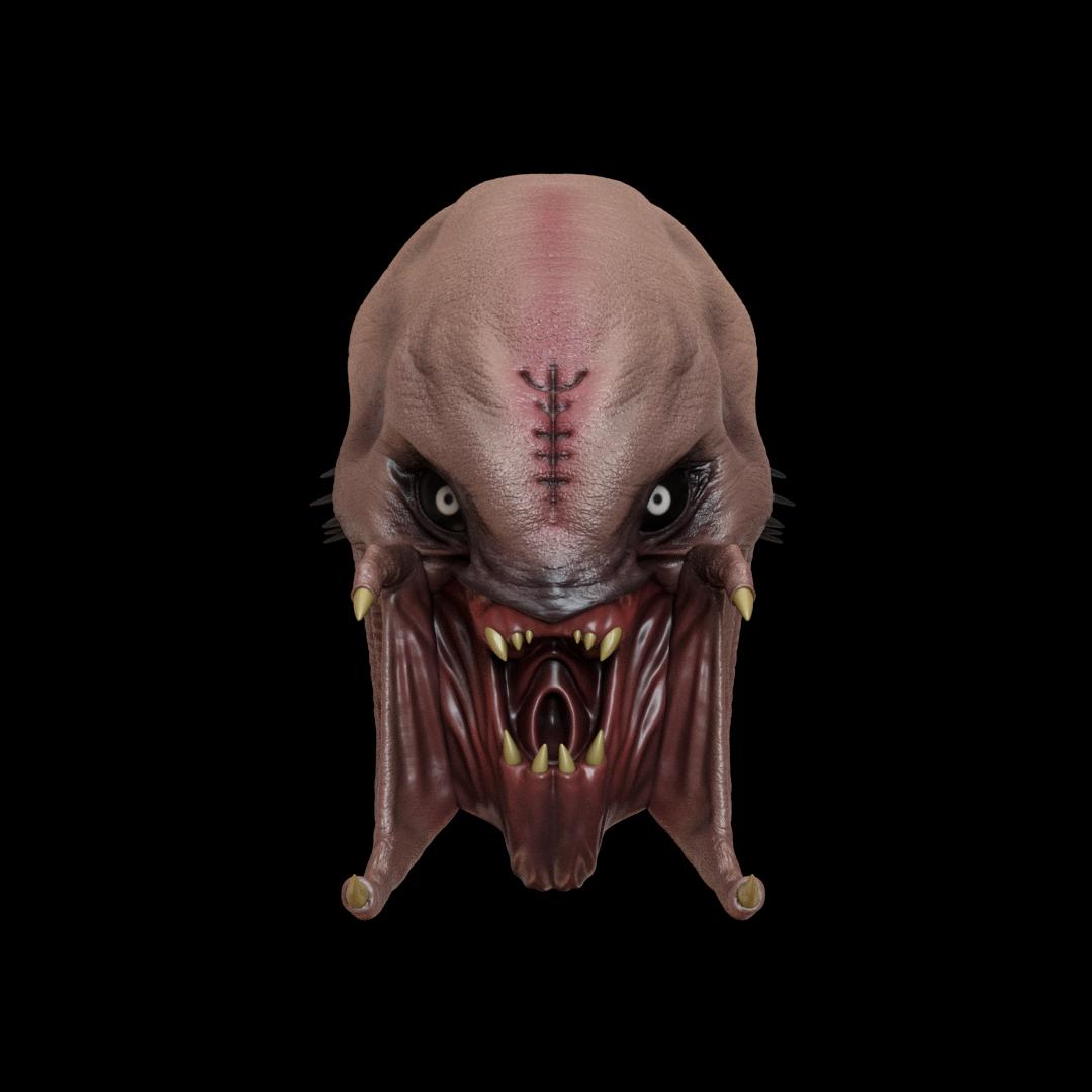 Feral Predator Prey Mask 3D Print File STL 3d model