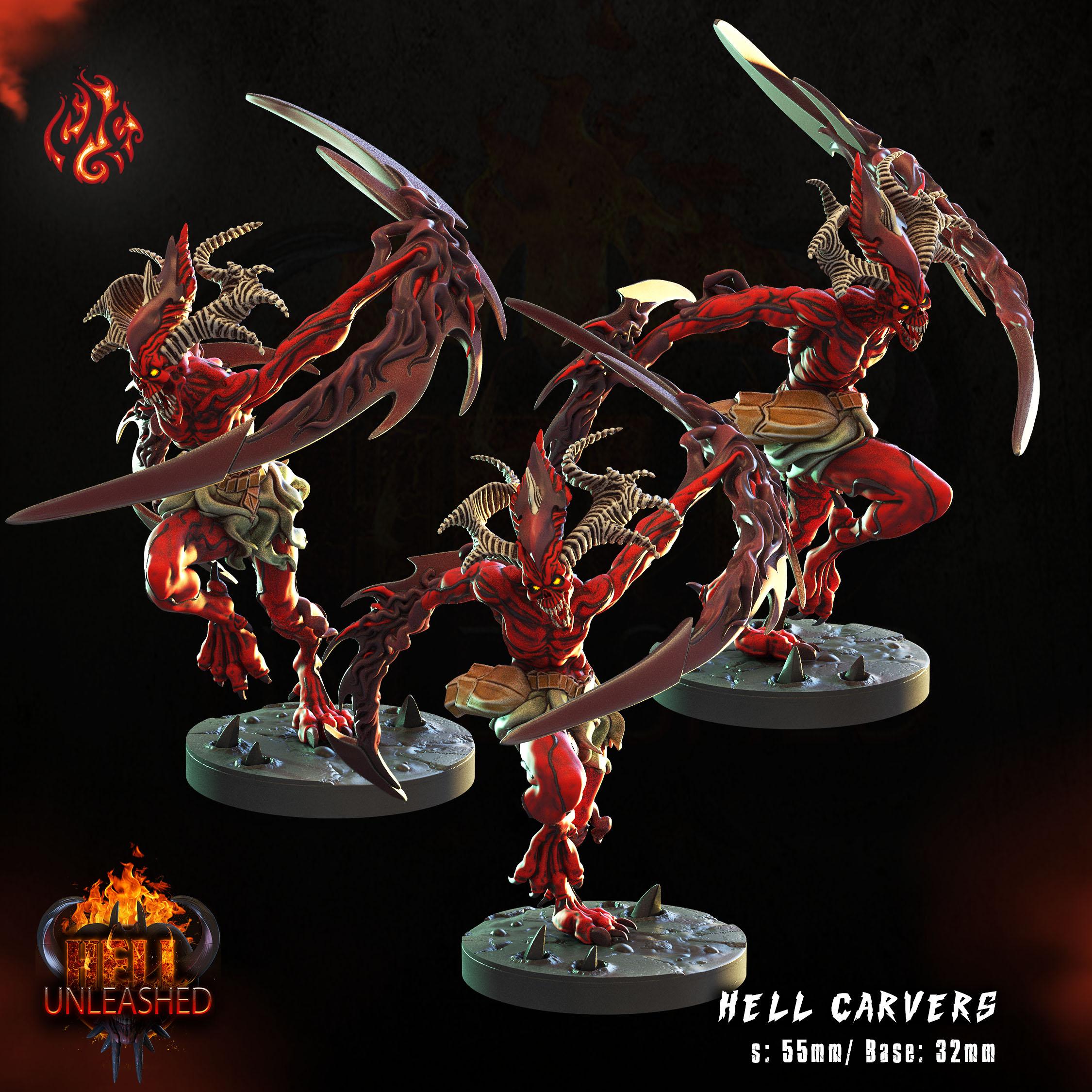 Hell Carvers 3d model