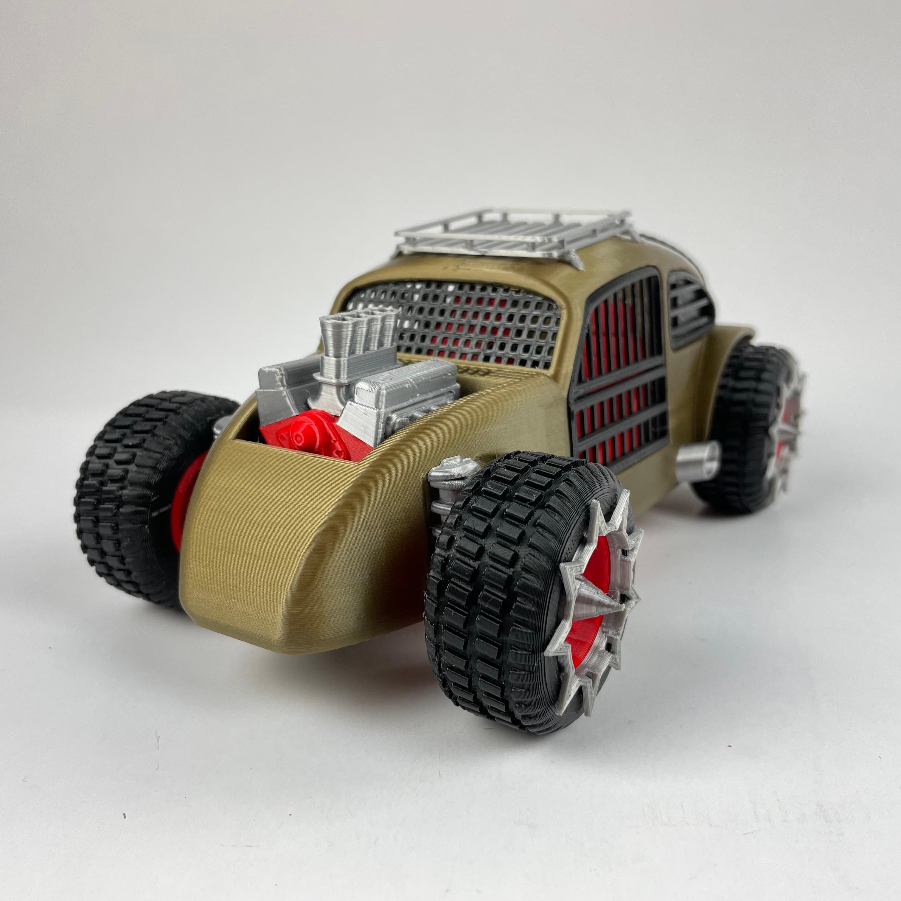 BUG OUT BEETLE - HOT ROD 3d model