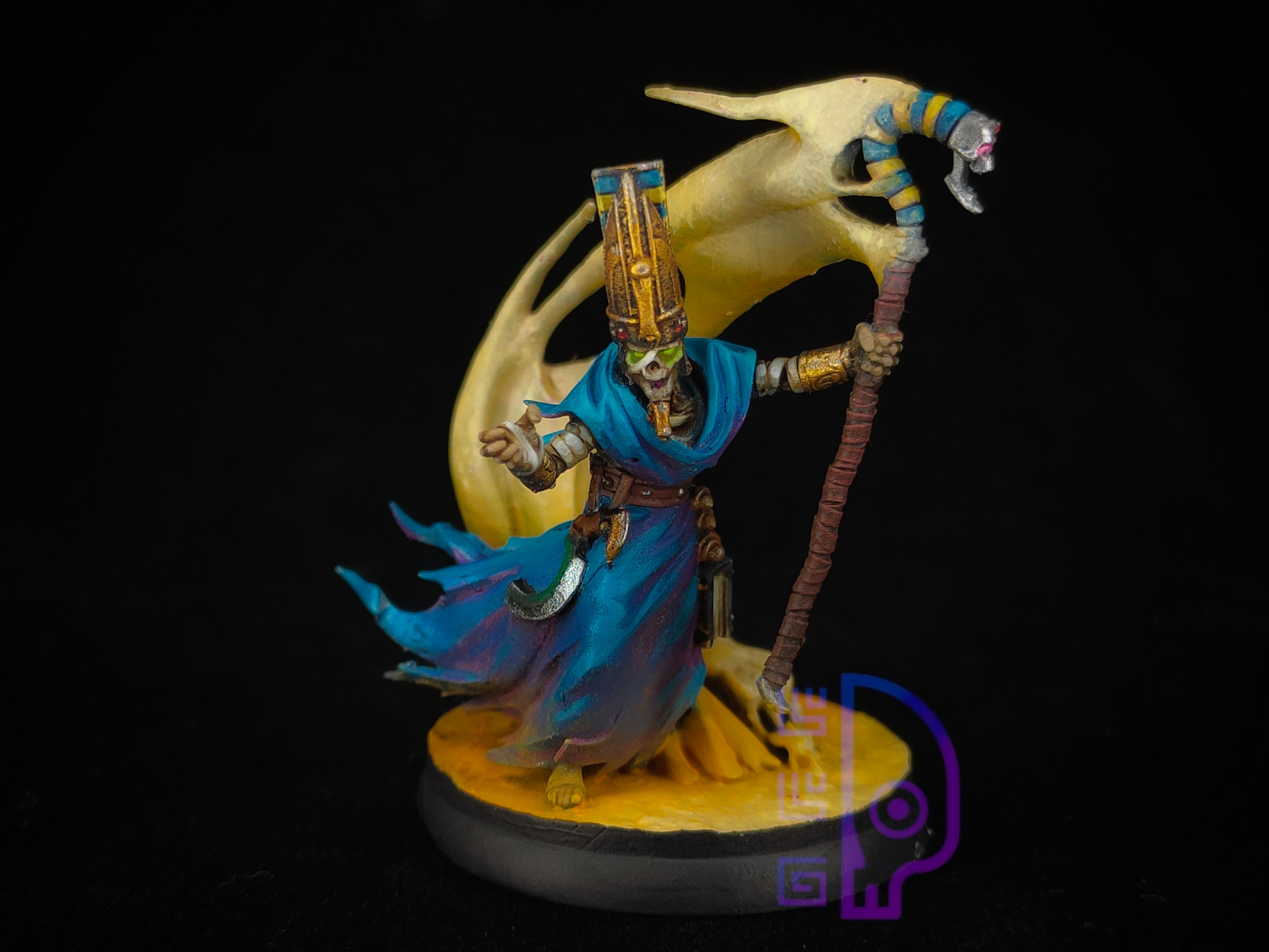 Sand Priest - With Free Dragon Warhammer - 5e DnD Inspired for RPG and Wargamers 3d model