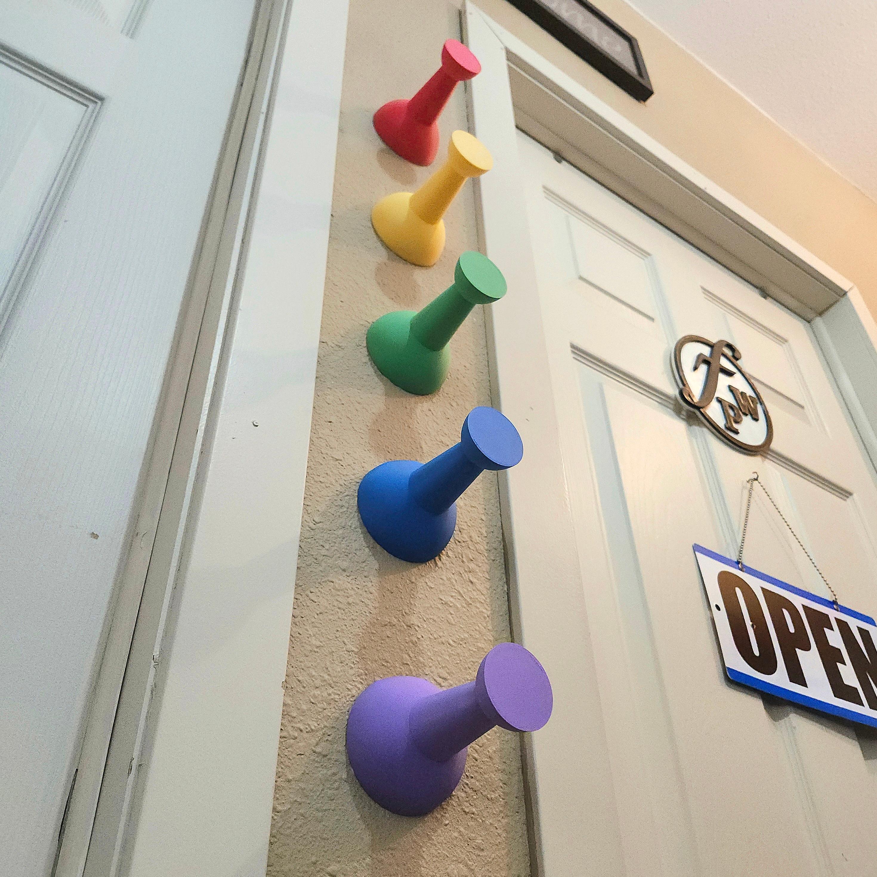 XXL Decorative Oversized Push Pin Tack :: Hanging Pop-Out 3D Wall Art 3d model