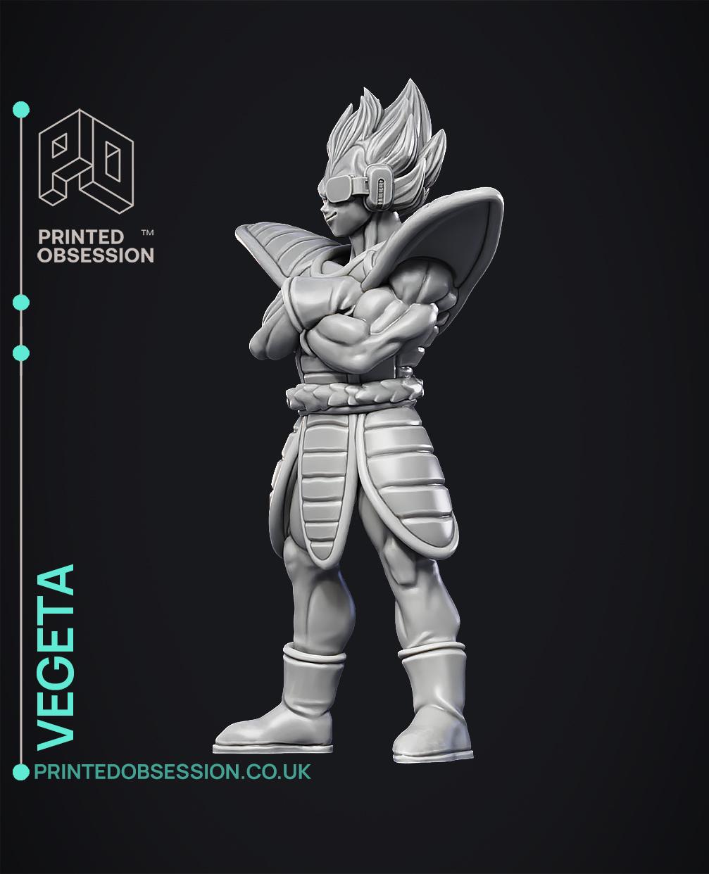 Vegeta - Dragon Ball Z - Fan Art 3d model