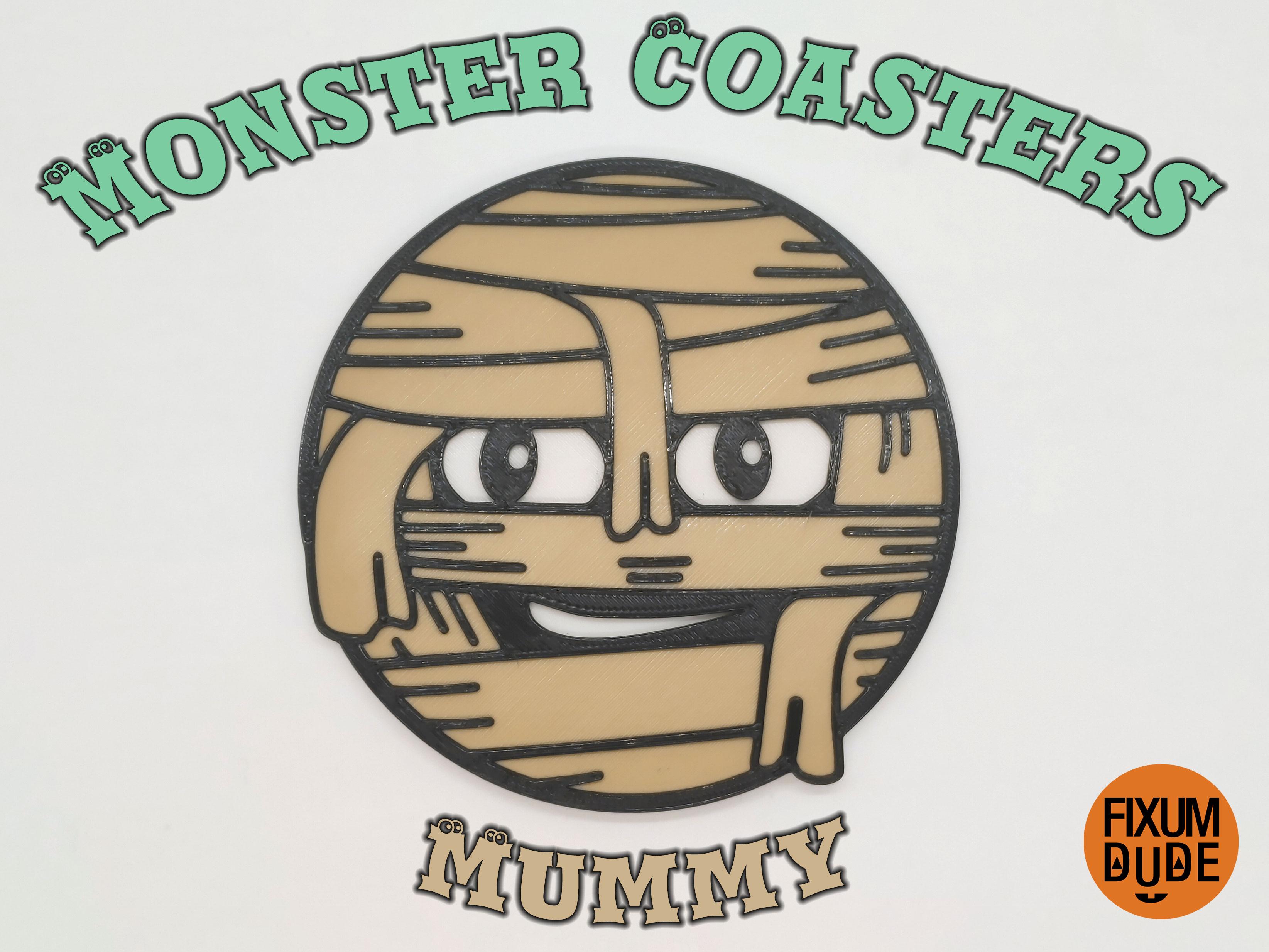 Universal Monsters Coasters  3d model