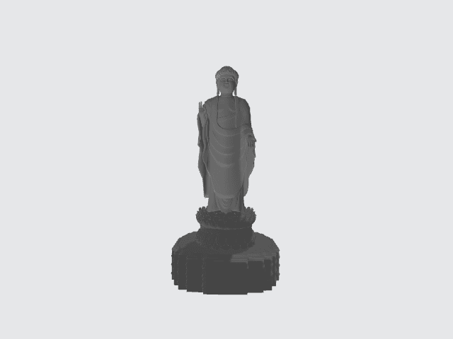 Buddha statue.obj 3d model