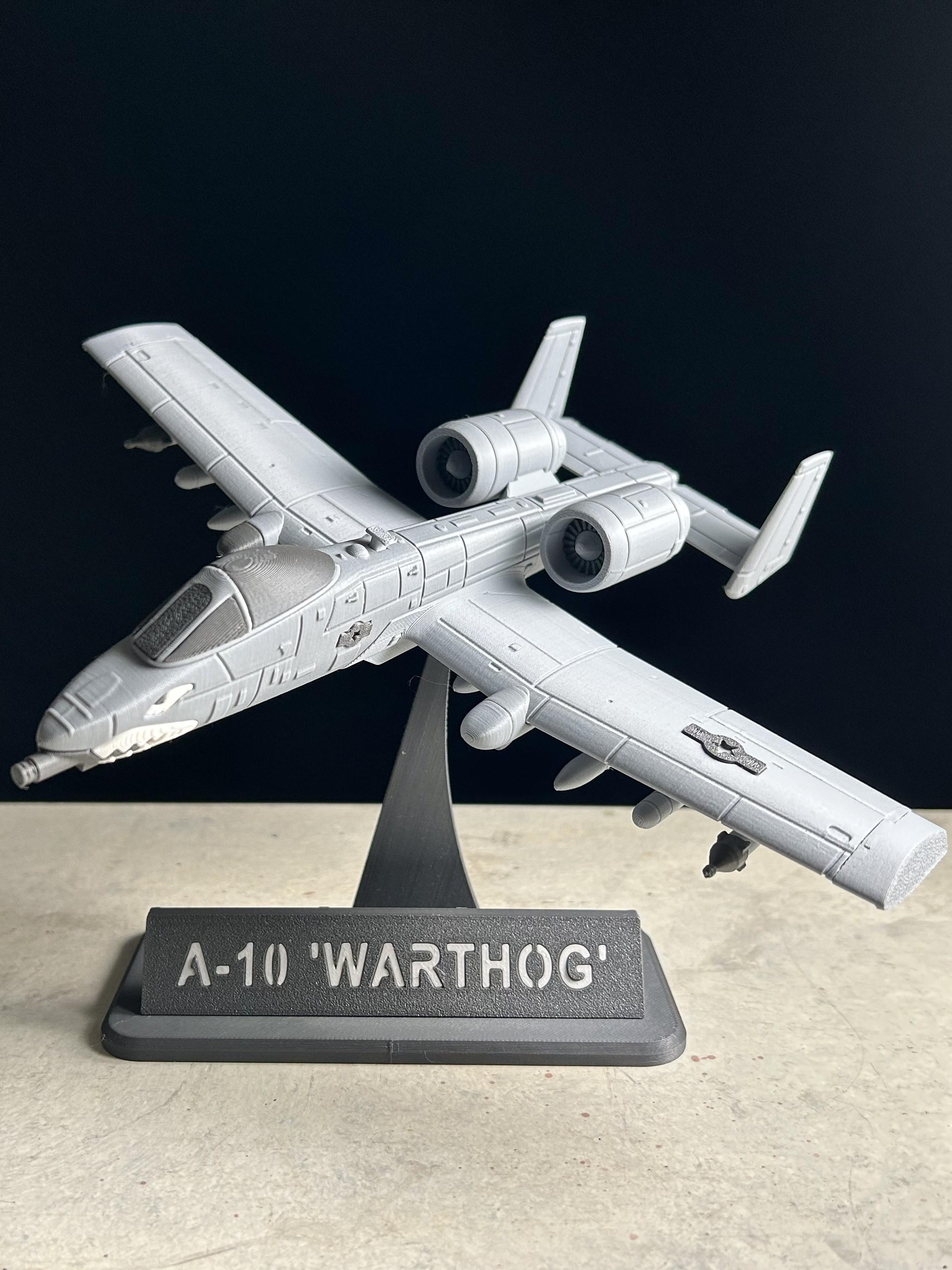 A-10 'Warthog' Kit (No Support, No AMS, No Glue) 3d model