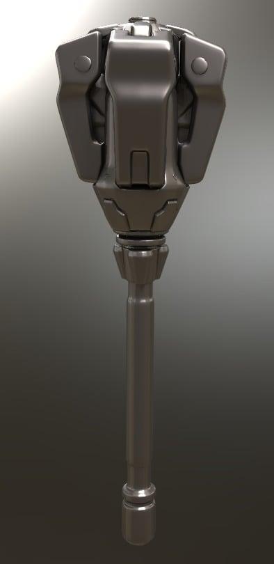 Brigitte Lindholm's Mace Overwatch 3d model