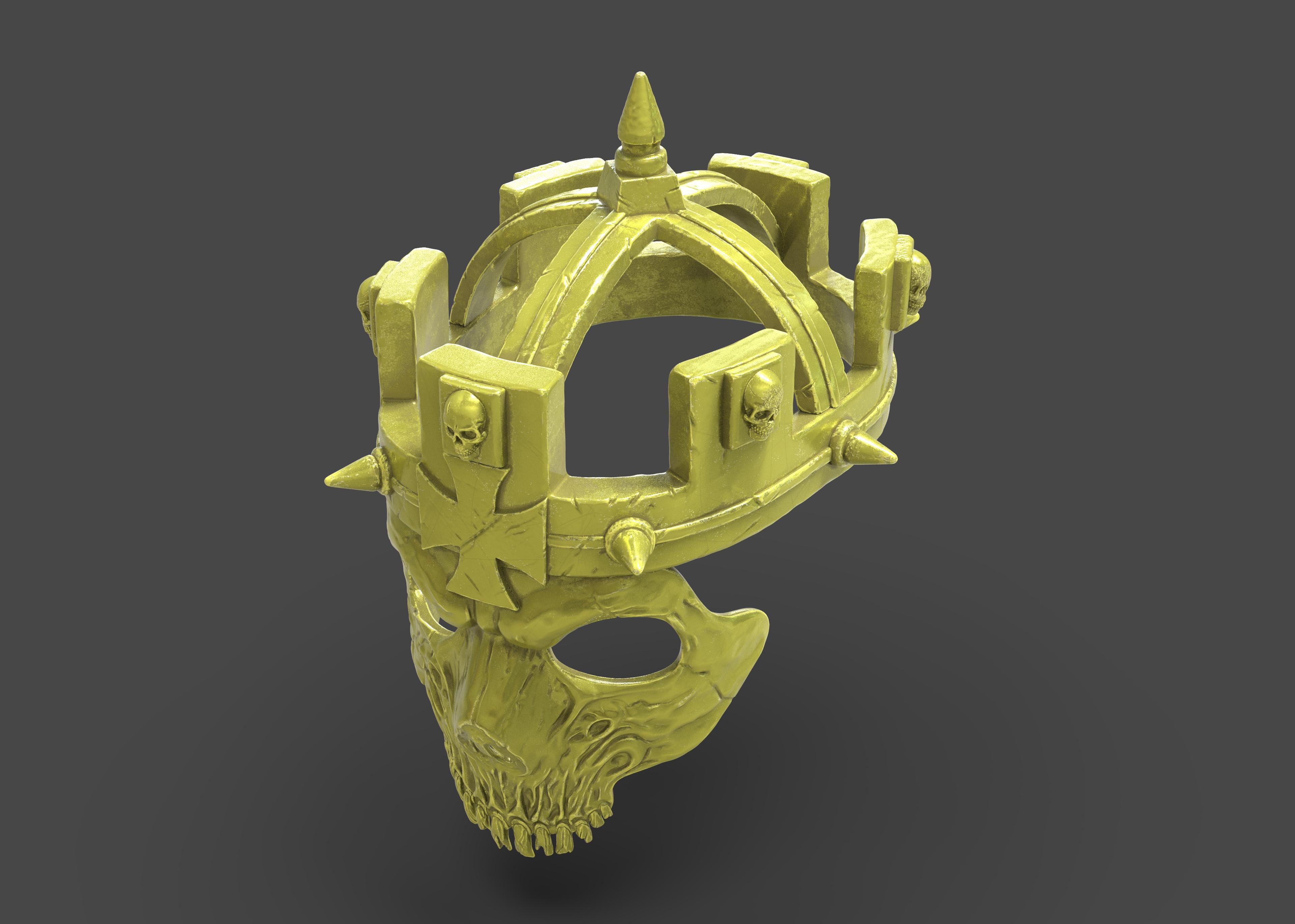 Triple H Skull Crown 3d model