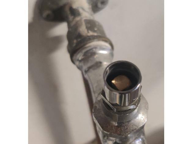 Square key - water tap - 6.1mm 3d model