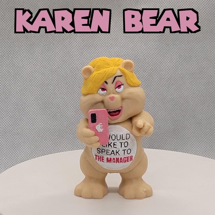 karen bear.stl 3d model