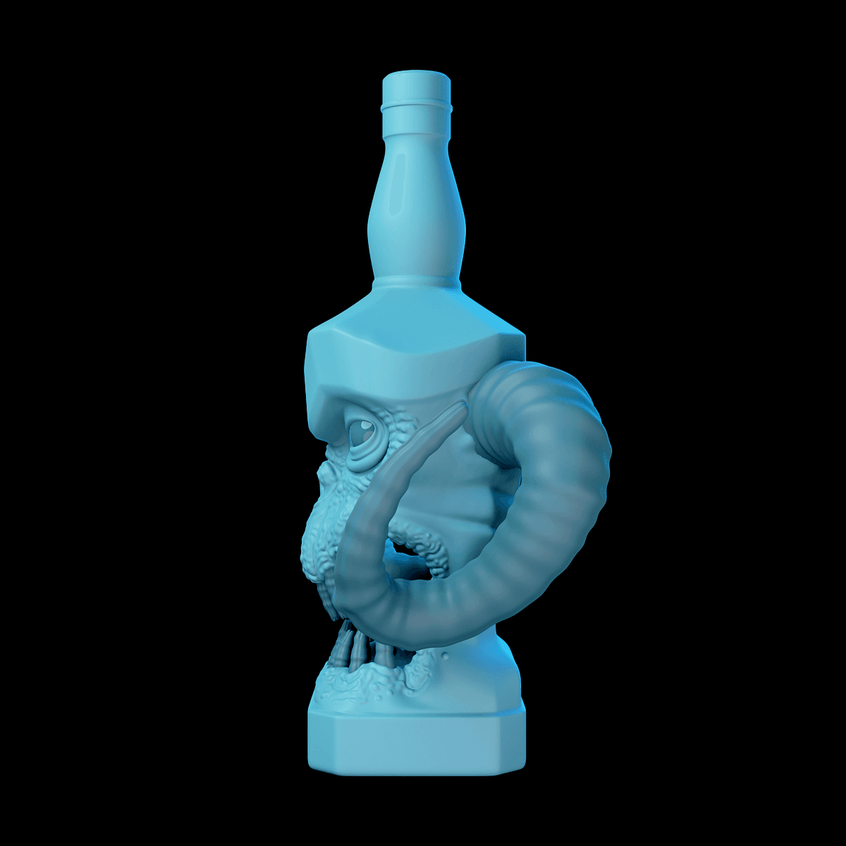 Jack Daniels Demon bottle 3d model