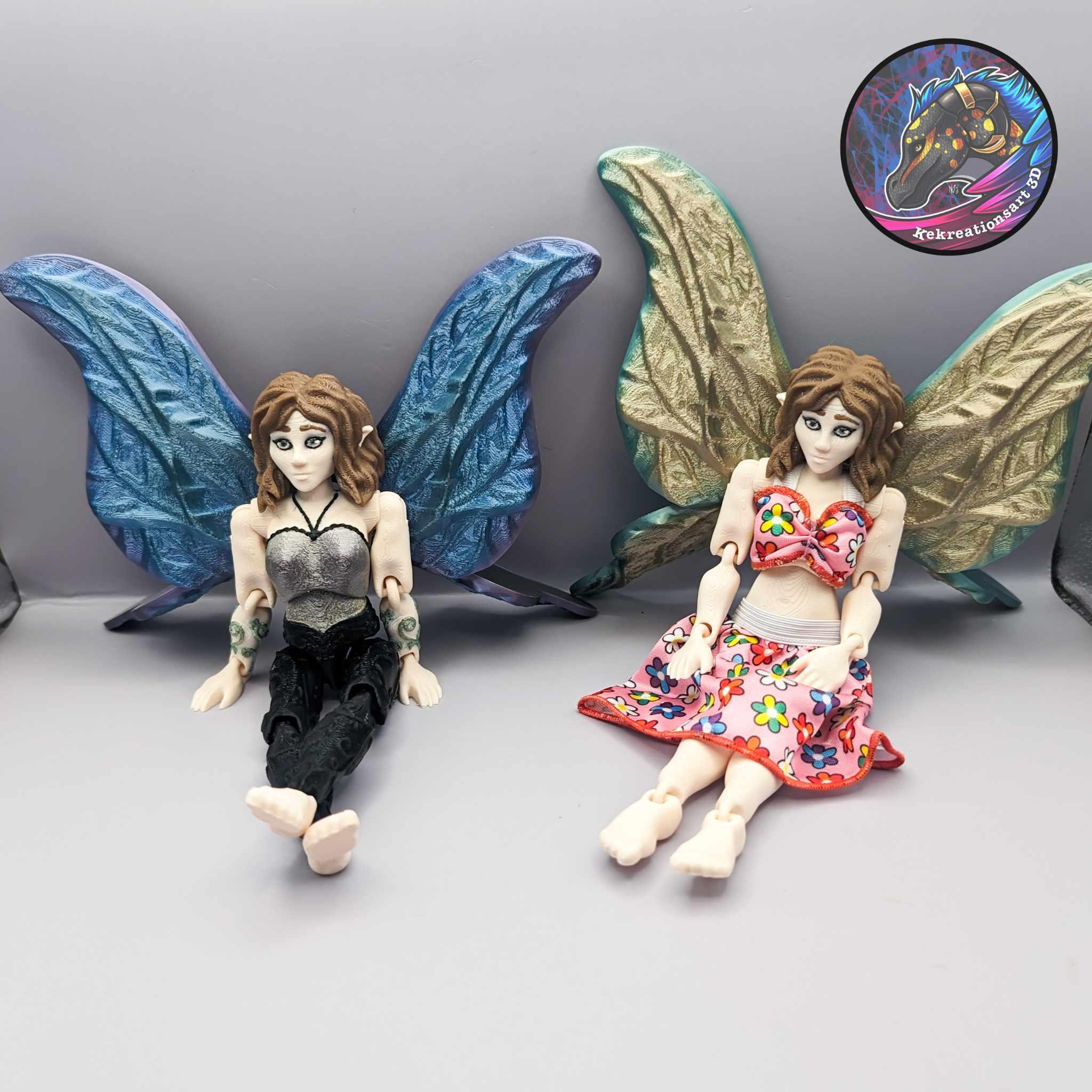 Flexi Fairy Doll 3d model