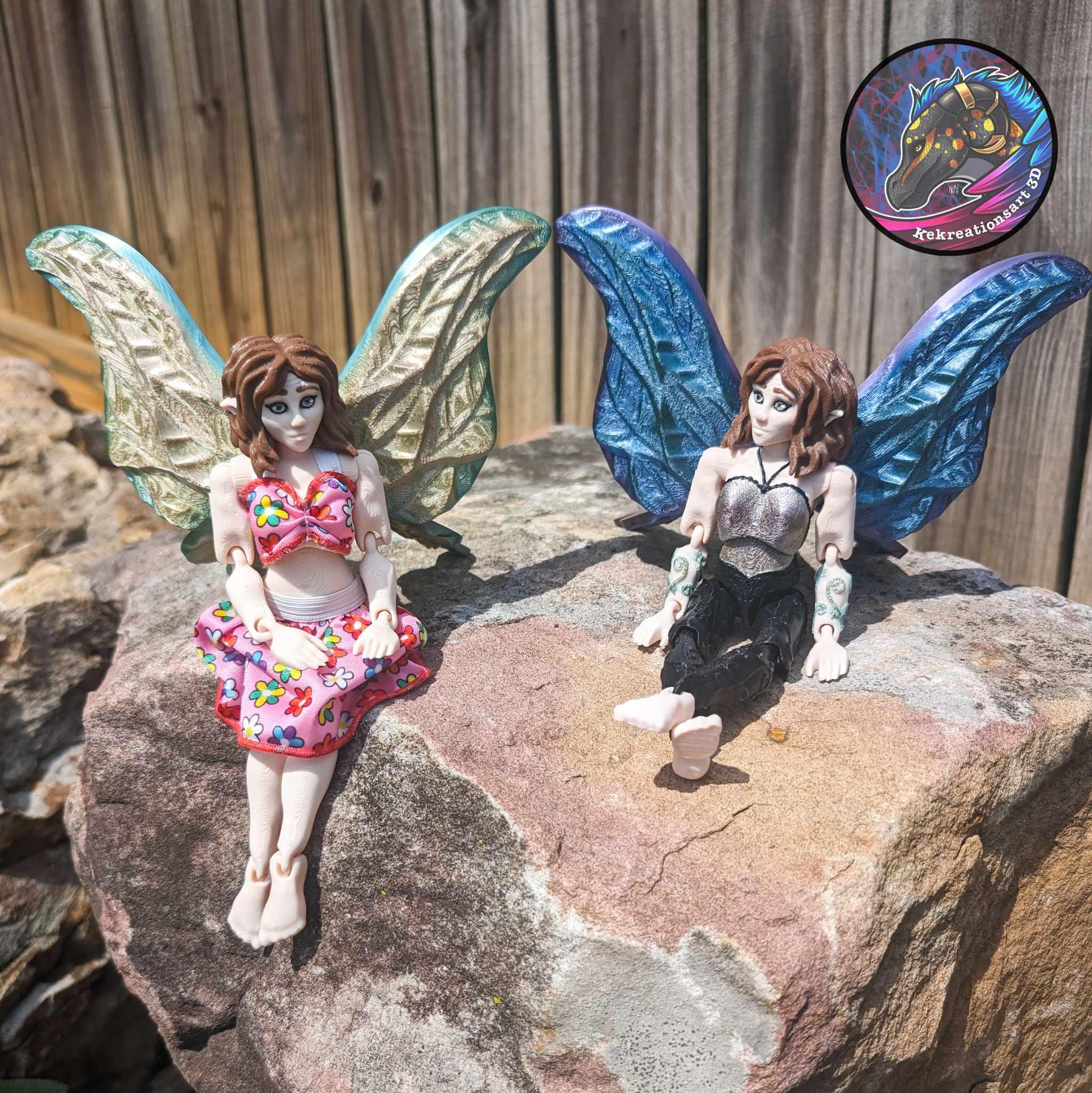 Flexi Fairy Doll 3d model