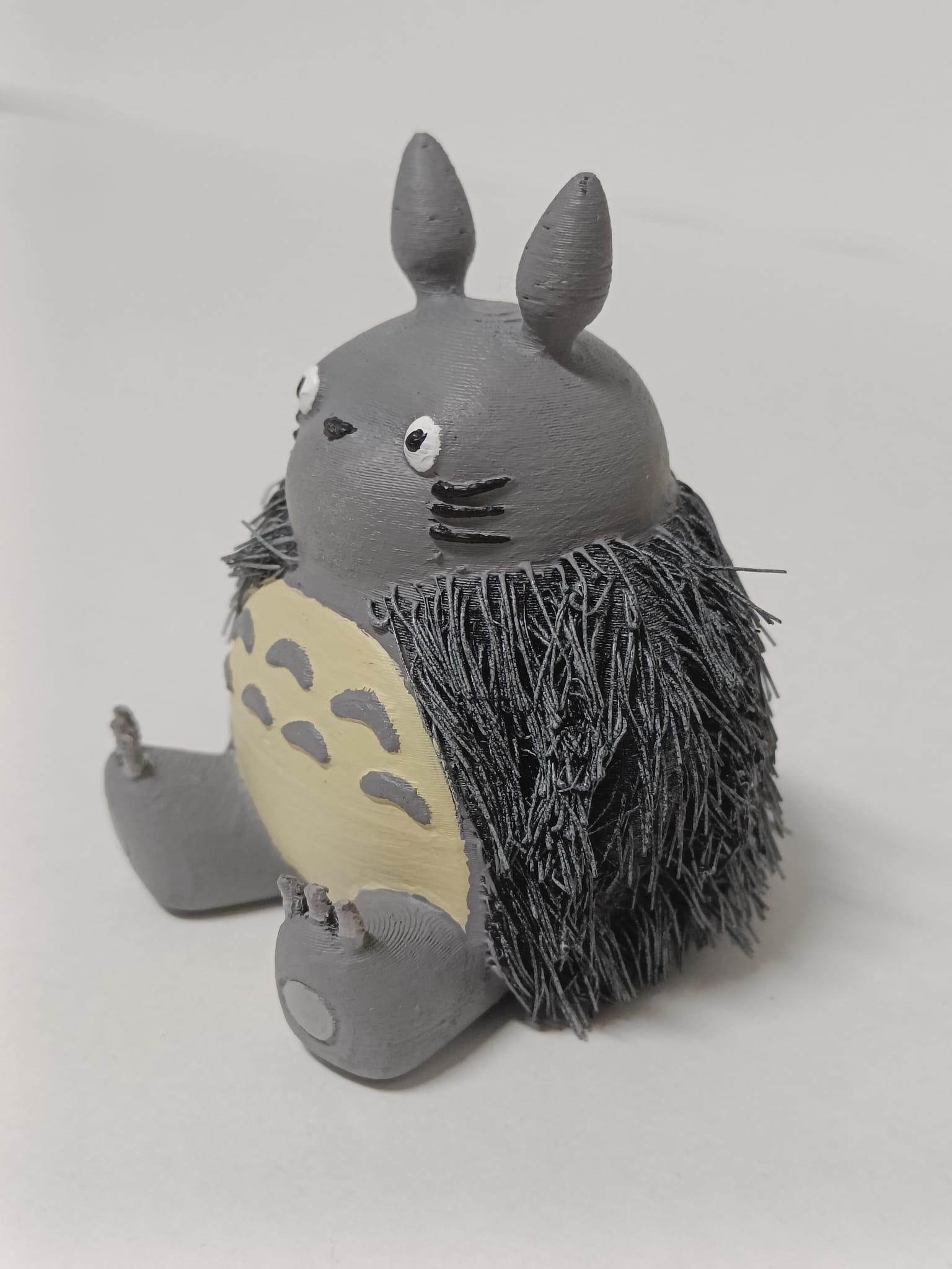 Winter Totoro remixed with Hairify 3d model