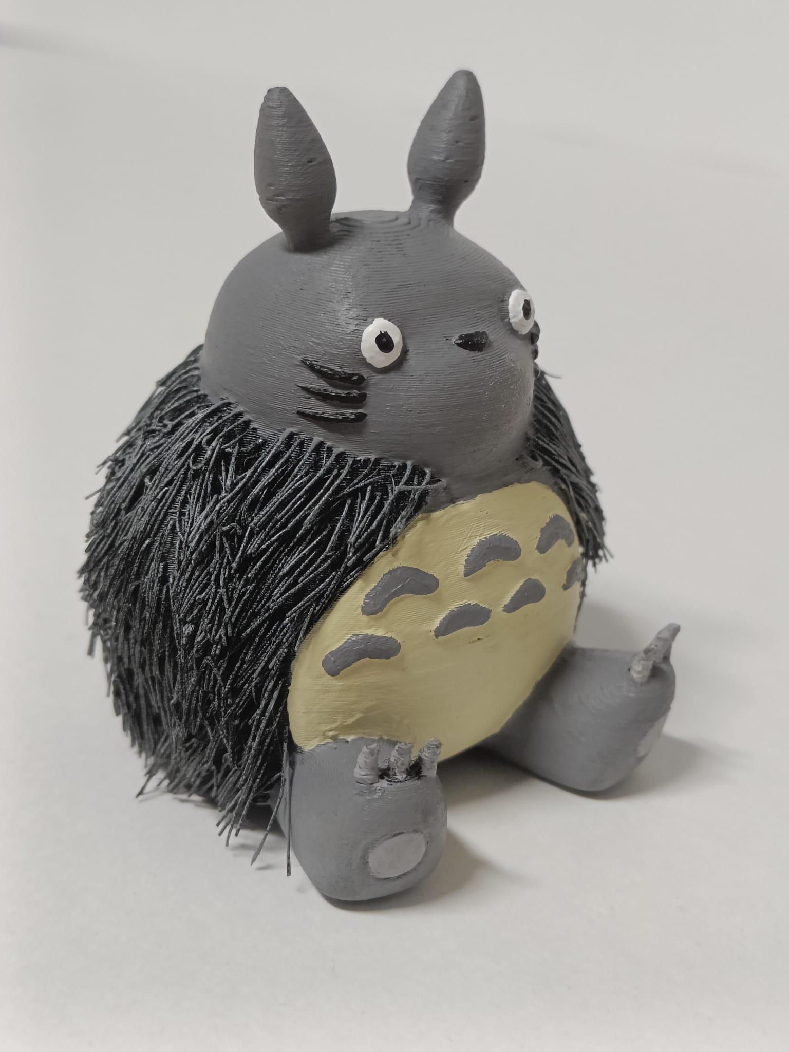 Winter Totoro remixed with Hairify 3d model