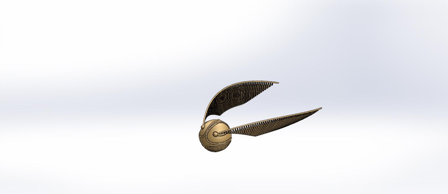 Golden Snitch - Happy Potter - 3D model by Keep Making on Thangs