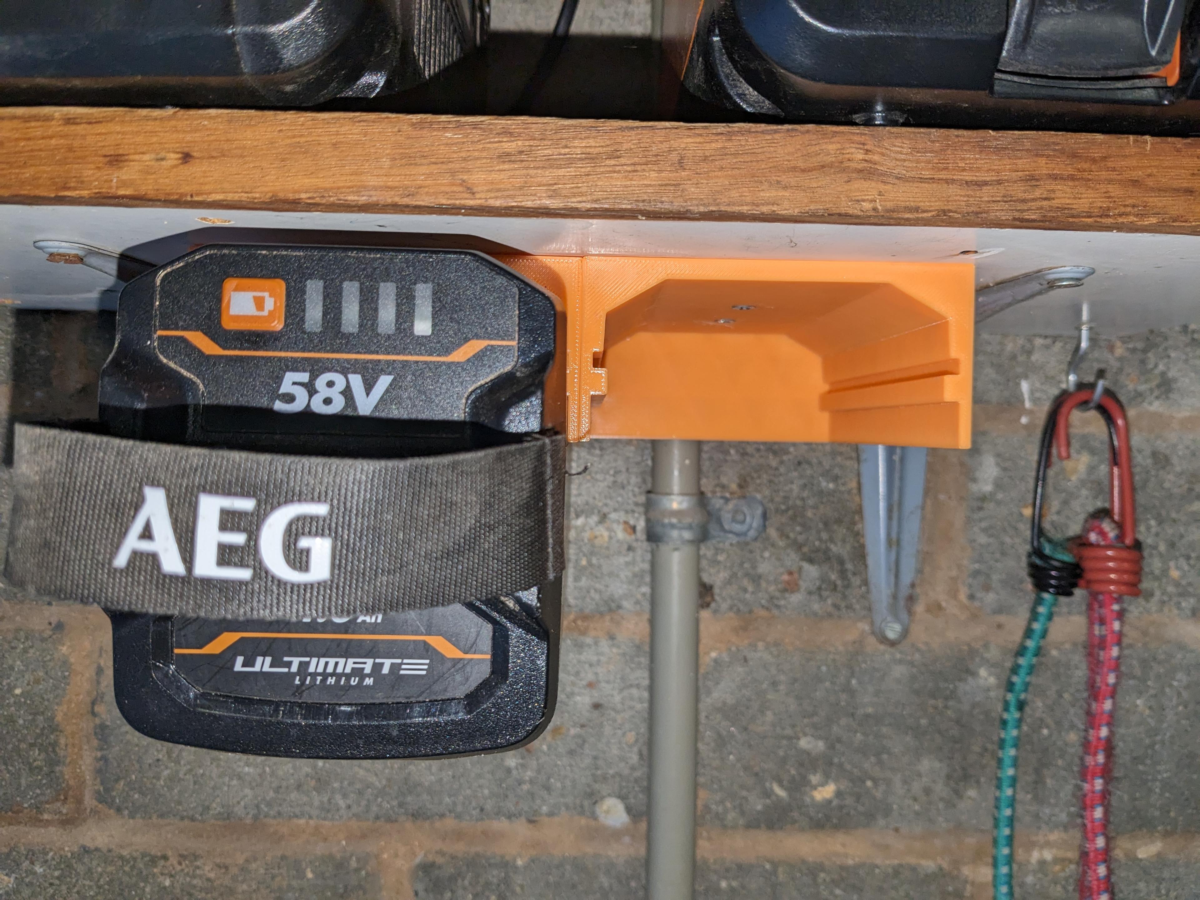 AEG 58V battery holder 3d model