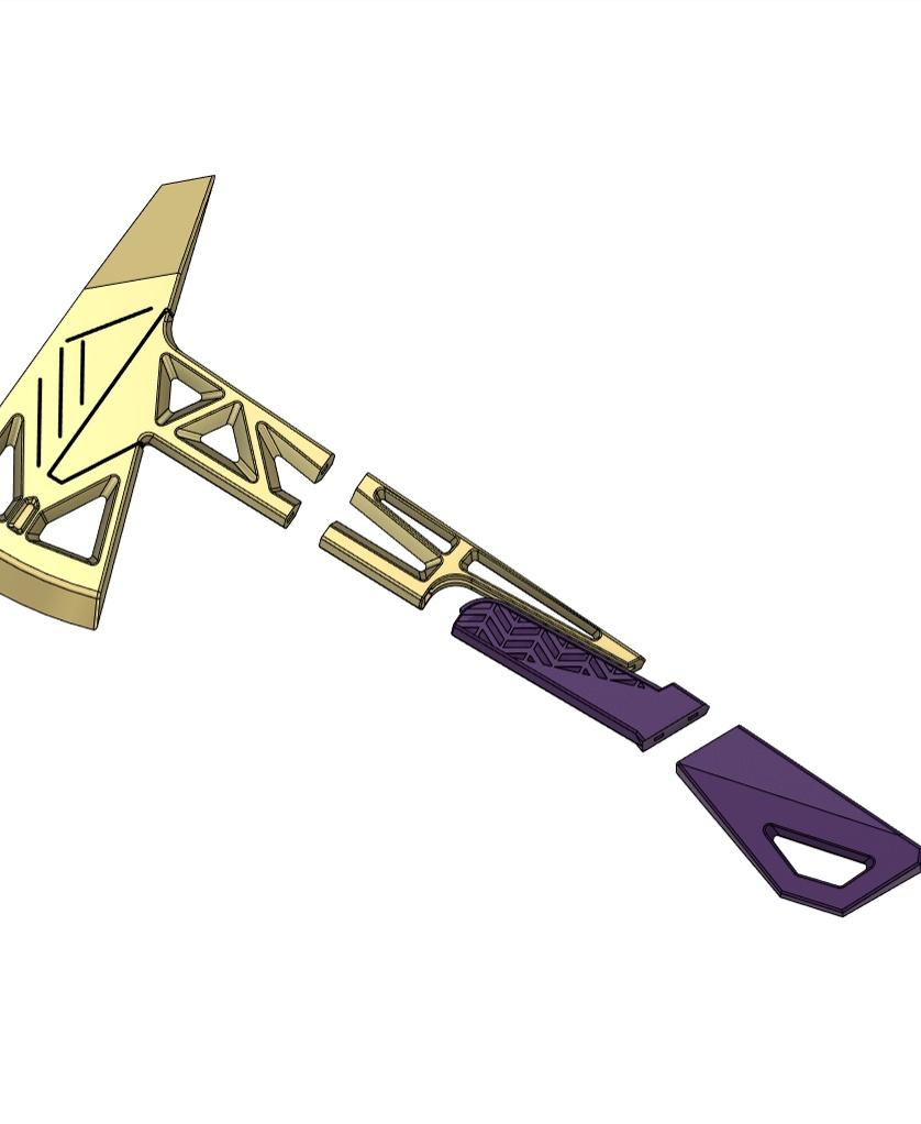 Valorant Prime Axe 3d model