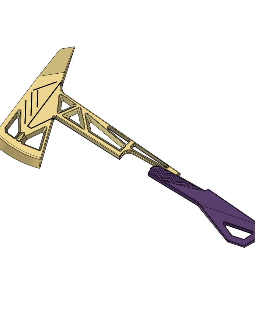 Valorant Prime Axe 3d model