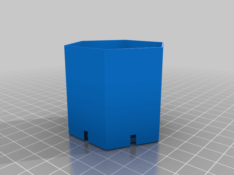 Connectable Vase mode Hex-Boxes with Lids 3d model