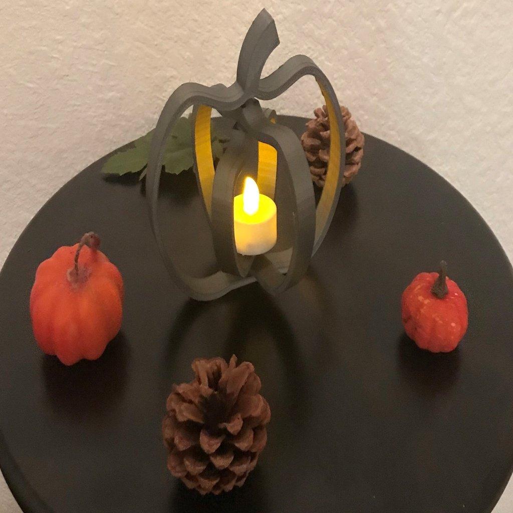 Fall/Halloween Spinning Pumpkin Decoration 3d model