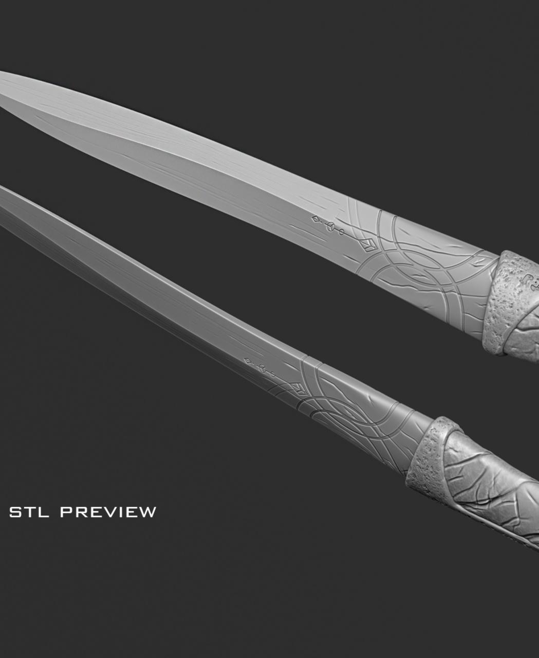 Crysknife 3d model