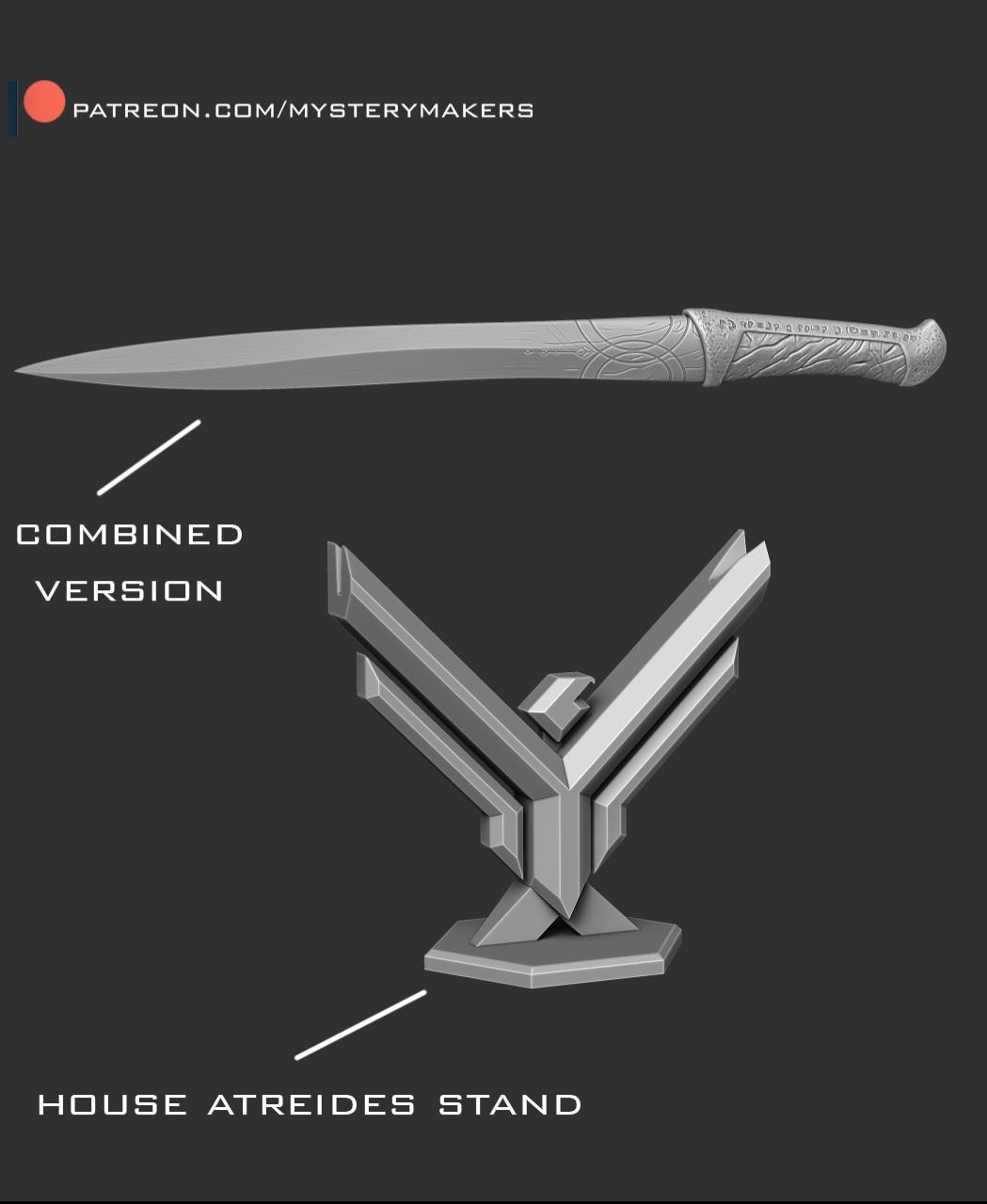 Crysknife 3d model