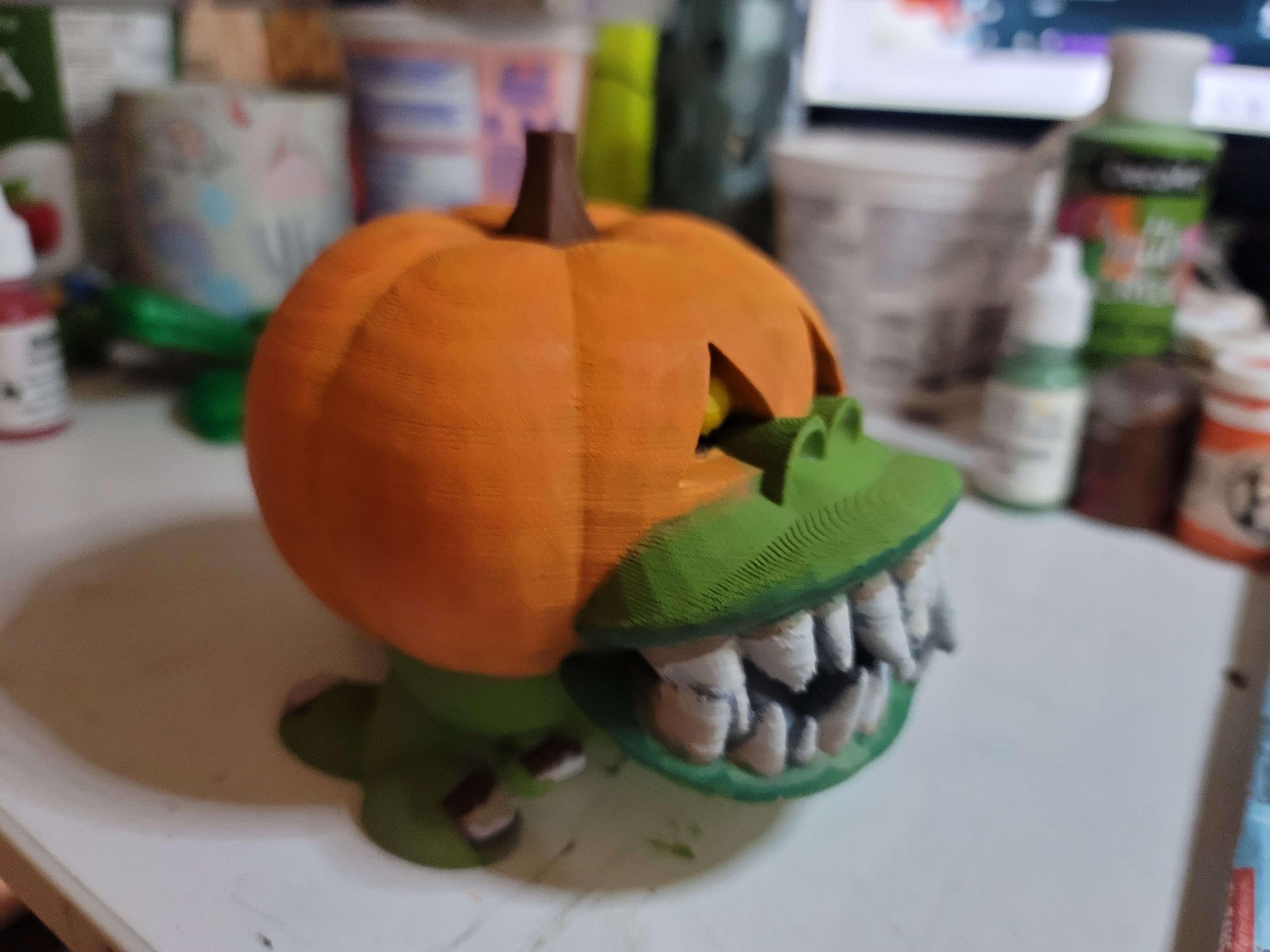 FHW: Oxchan/ Zorblin Gerb in pumpkin costume 3d model