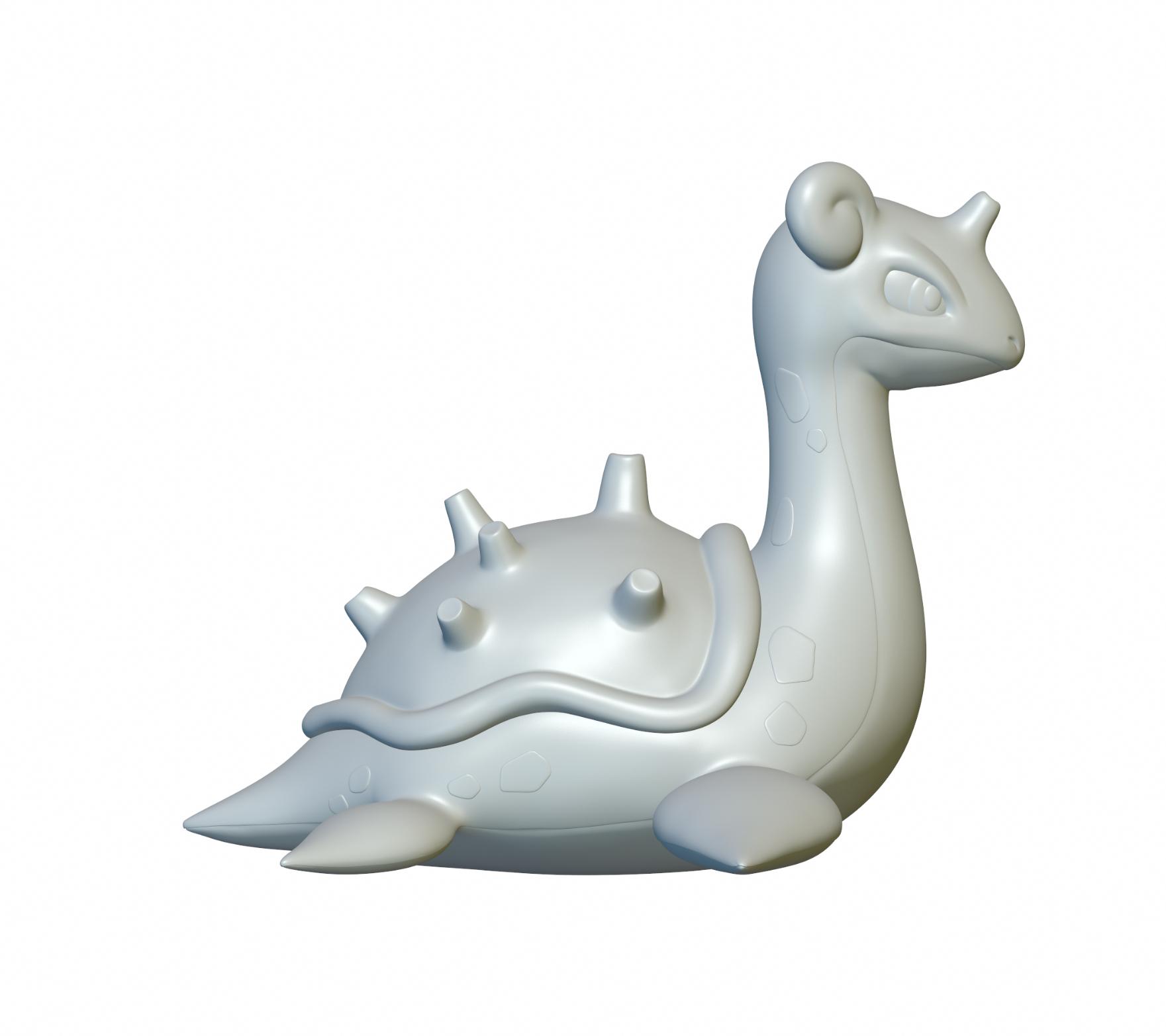 Pokemon Lapras #131 - Optimized for 3D Printing 3d model