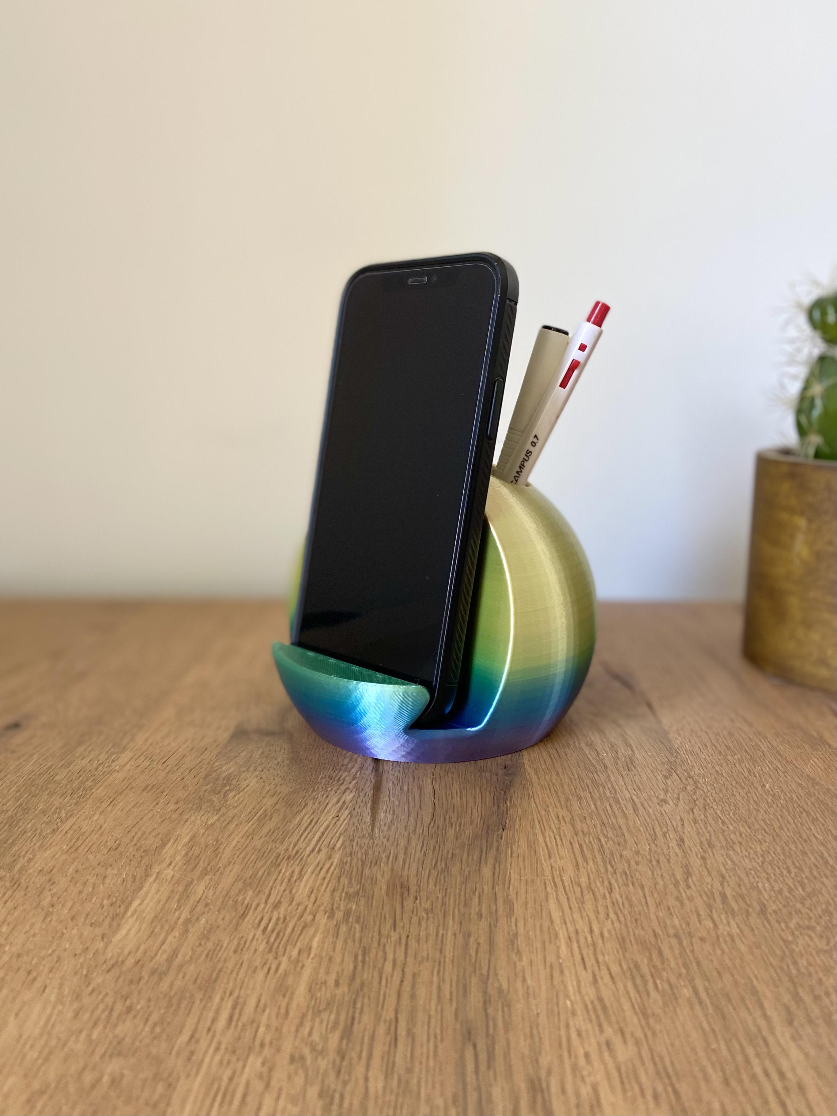 Bowling Ball Phone / Switch /  Pencil Holder 3d model