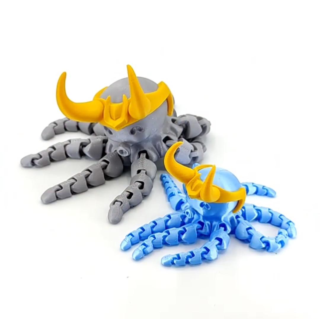 Loki helmet for octo - 3D Print - 3d model