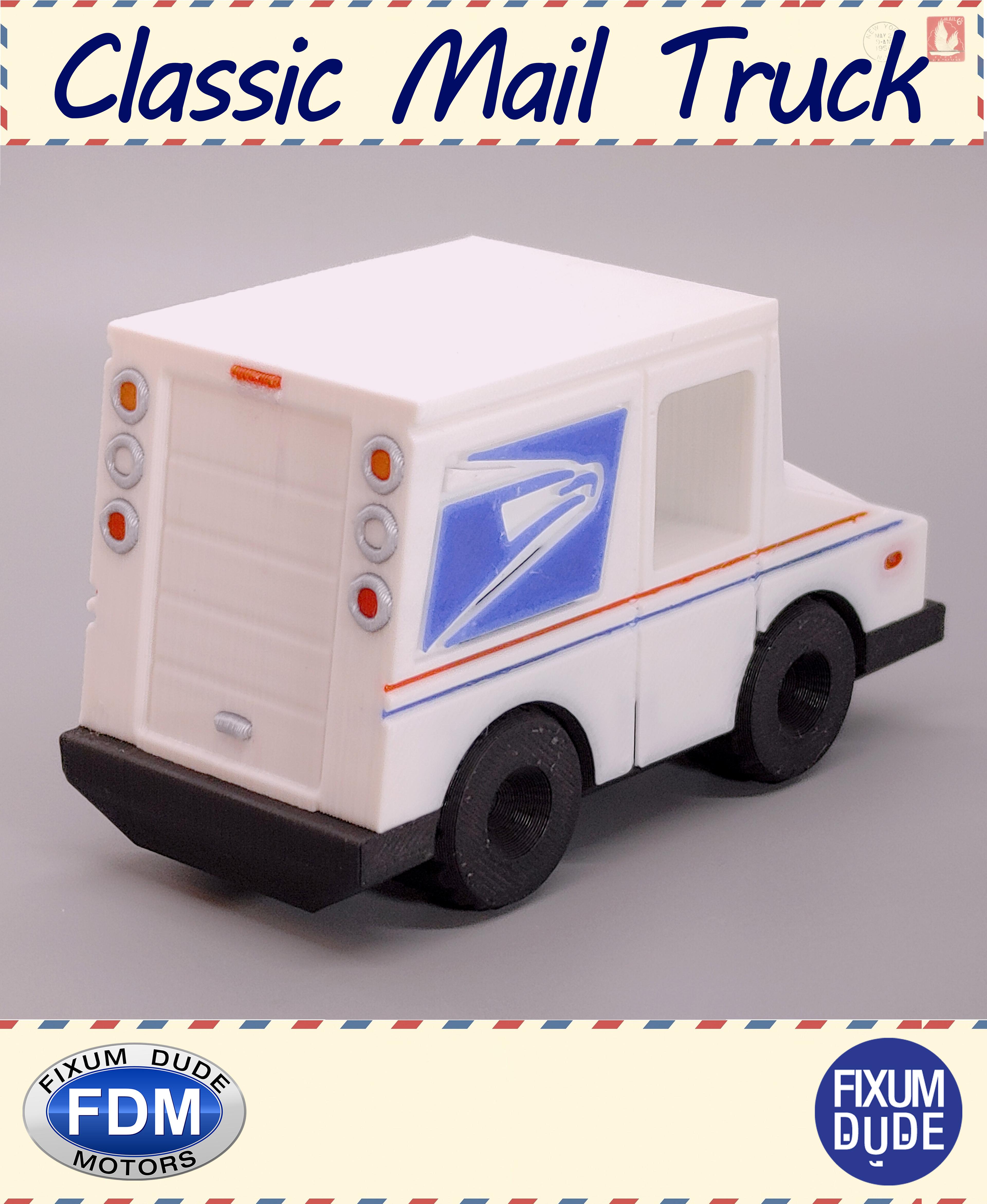  Fixum Dude Motors PIP Classic Mail Truck 3d model