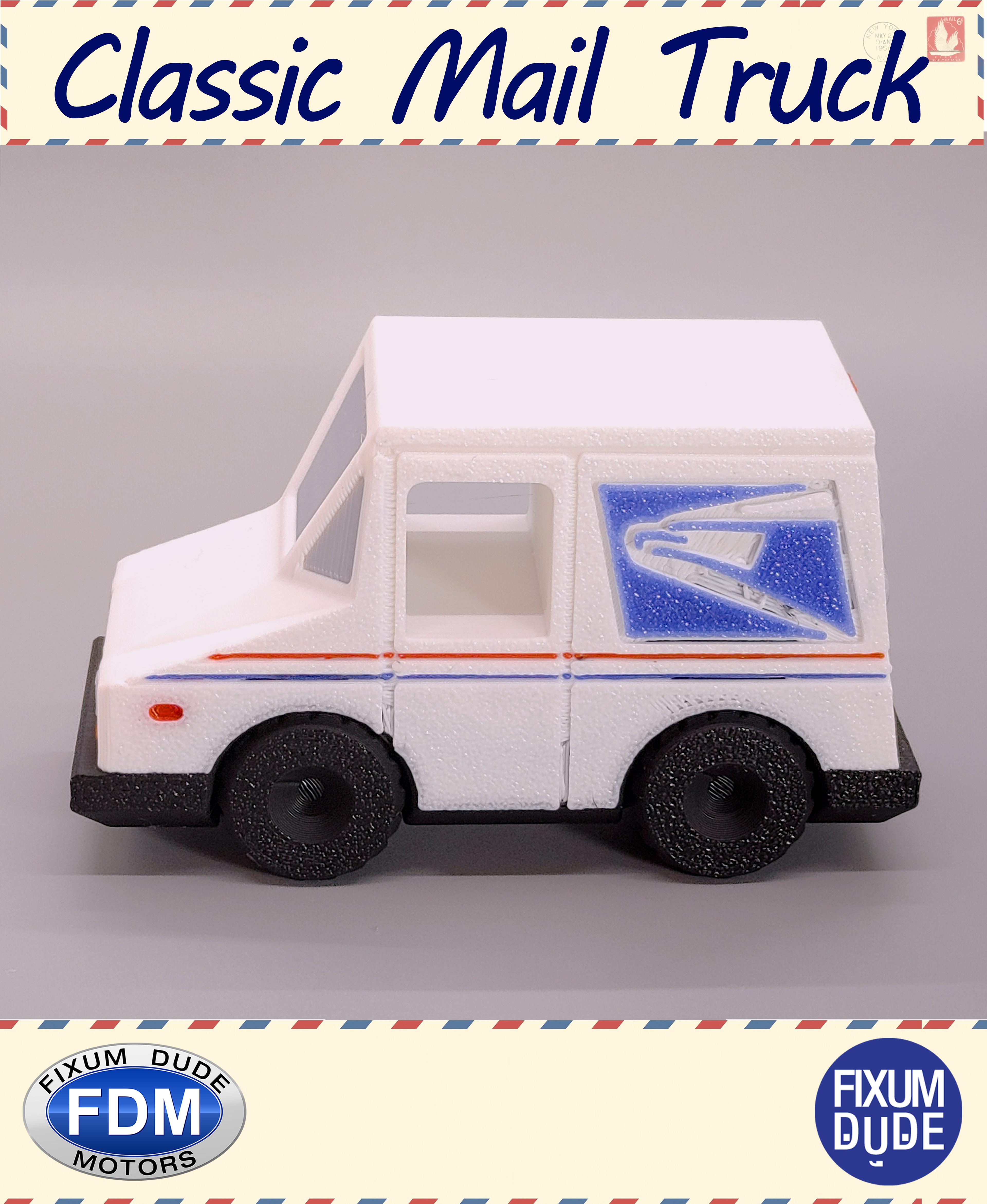  Fixum Dude Motors PIP Classic Mail Truck 3d model