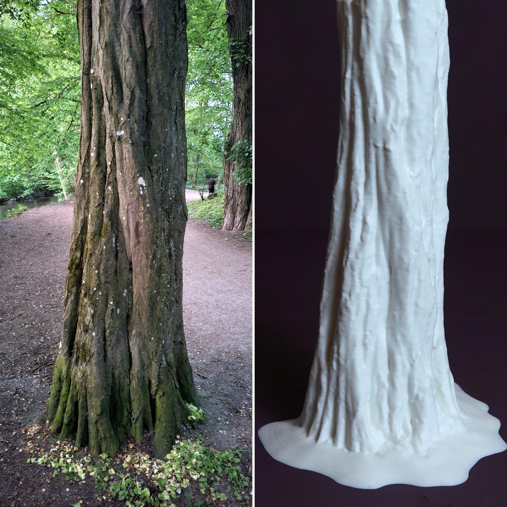 Vase “Betulus Tree” 3d model