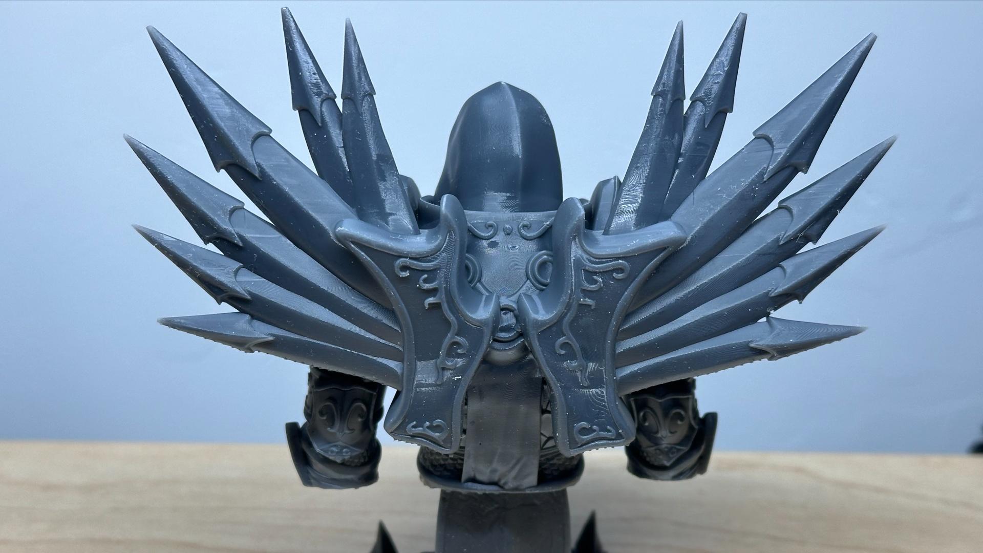 Tyrael Bust - Diablo (Pre-Supported) - Printer: Anycubic Photon Mono X 6Ks 
Resin: ABS-Like Resin Pro 2 (black) 75% / Standard Resin (grey) 25% - 3d model