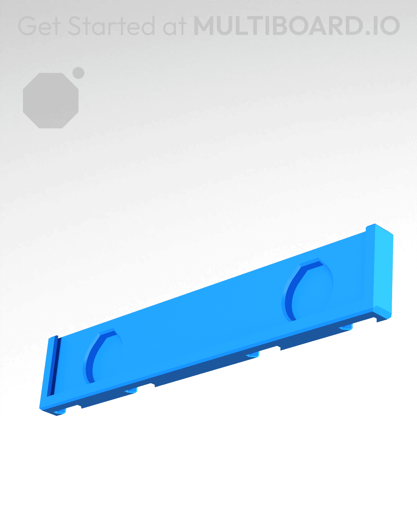 2L Universal Label Holder 3d model