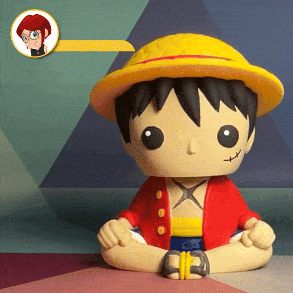 FUNKO BOBBLEHEAD ONE PIECE MONKEY D. LUFFY (MULTI COLOR VERSION) | STL 3MF 3d model