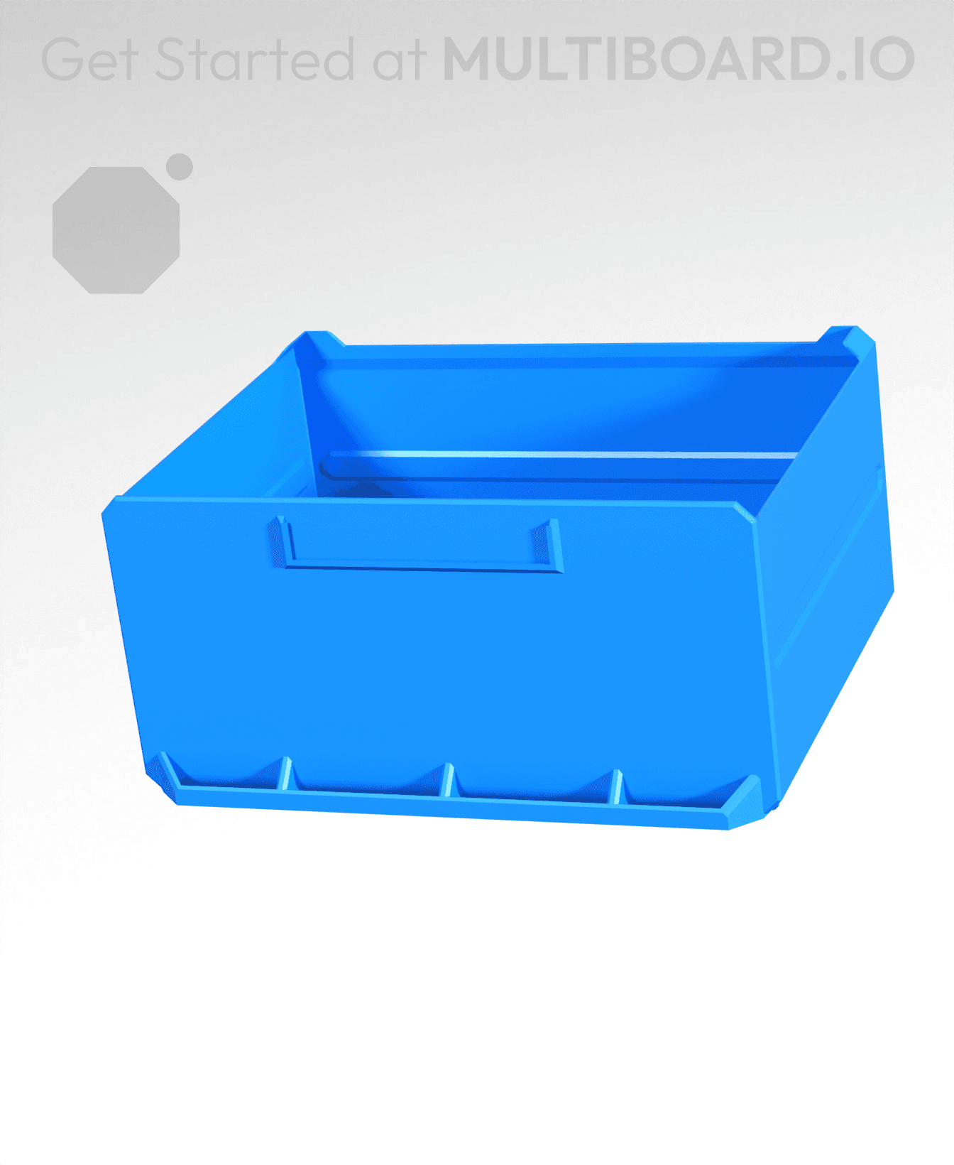 4x2x3-Deep - Multibin Simple Drawer 3d model