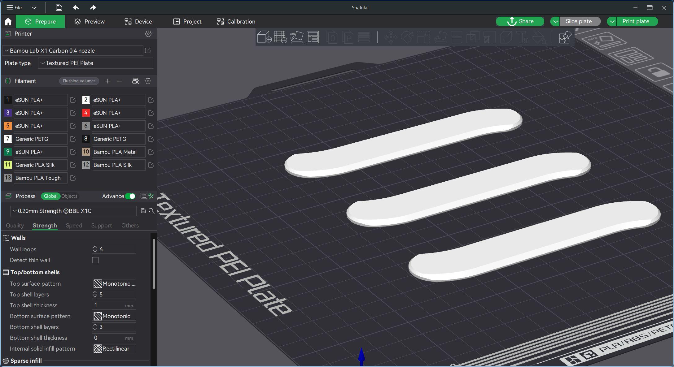 Spreading Spatula 3d model