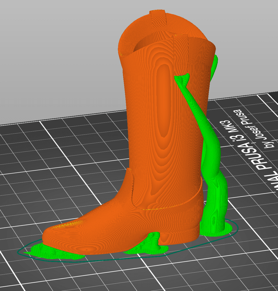 Cowboy Boot - simple 3d model
