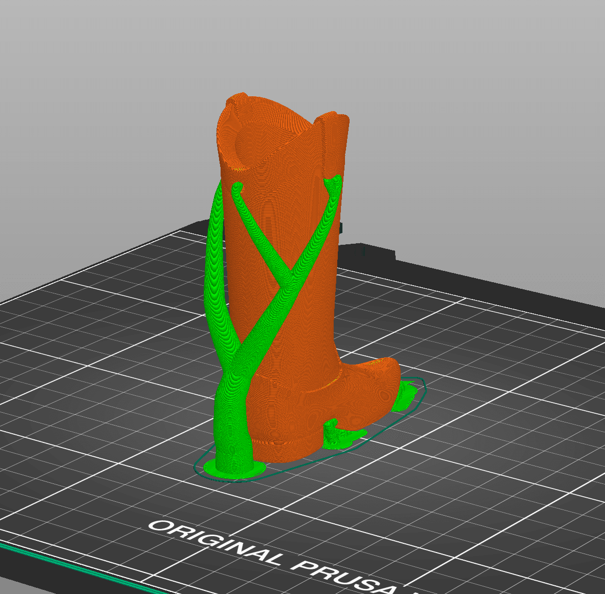 Cowboy Boot - simple 3d model