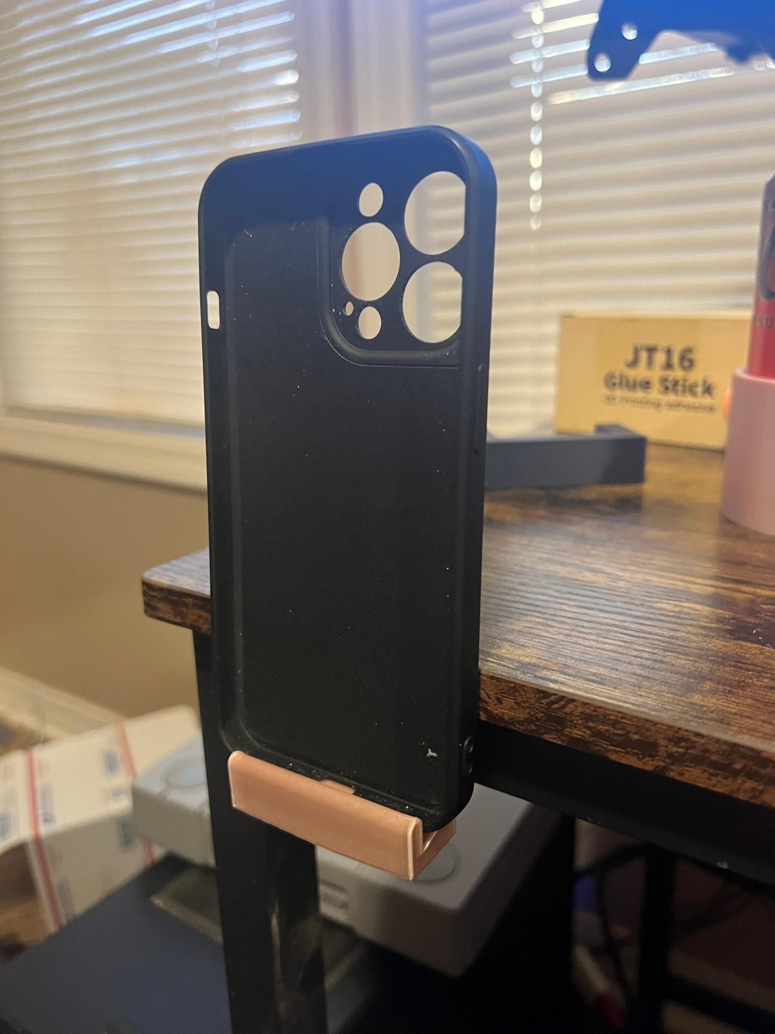 Desk Hook Phone Stand 3d model